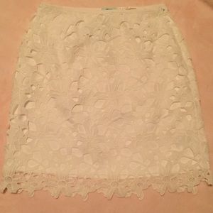 Kimchi Blue (UO) White Lace Skirt (Size 4)